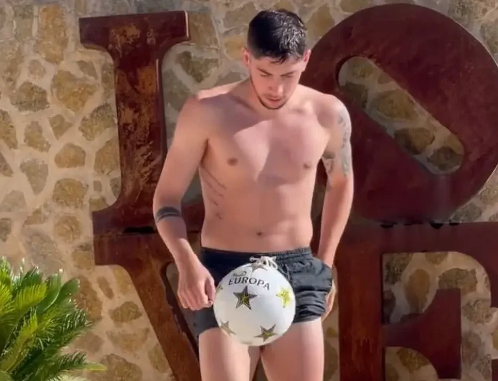 Federico Valverde de vacaciones