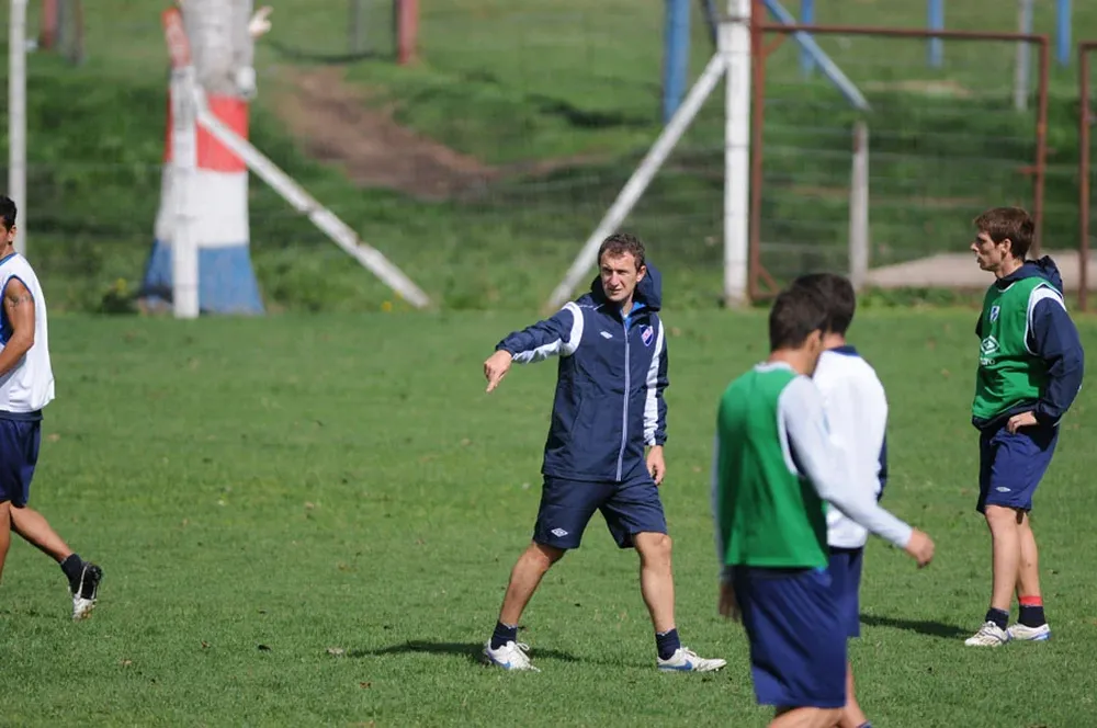 Arruabarrena en su primera práctica el viernes en Los Céspedes