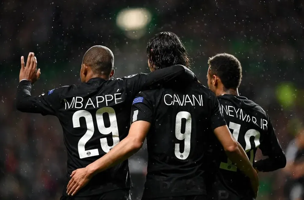 Mbappé, Cavani, Neymar Jr.