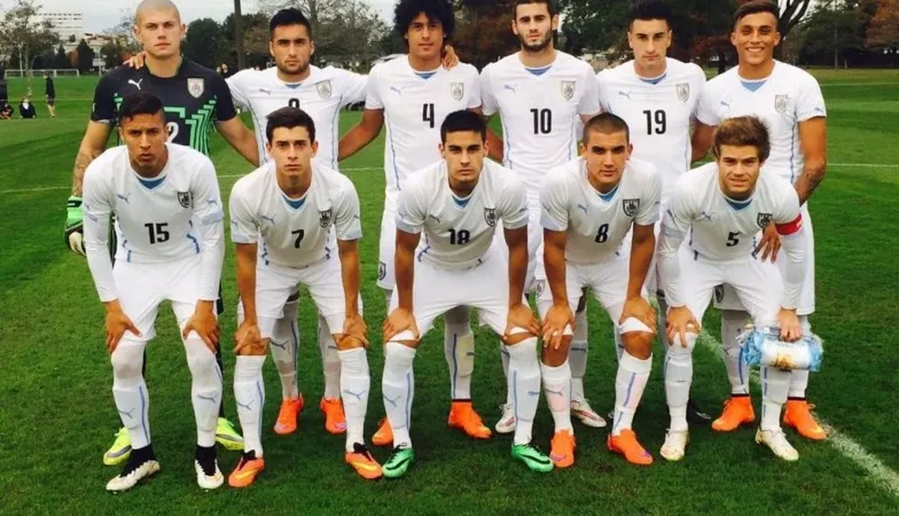 El equipo de Uruguay que enfrentó a Panamá
