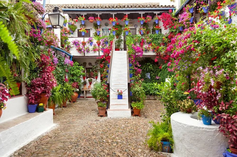 Los hermosos patios de la ciudad de Córdoba, en el corazón de Andalucía.