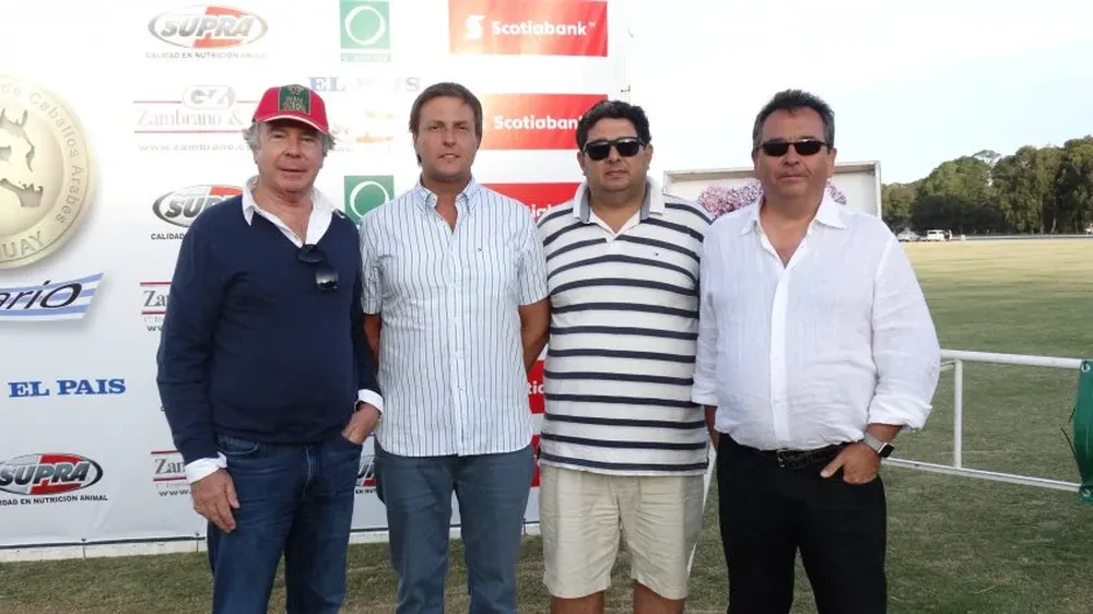 Mathías Mallman, Ricardo Reilly, Gustavo Feijoo y Daniel Pastorino