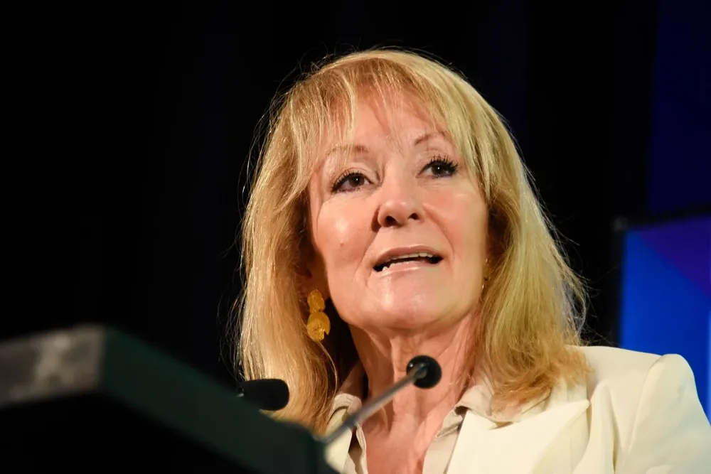 Carolina Cosse en el Almuerzo de ADM