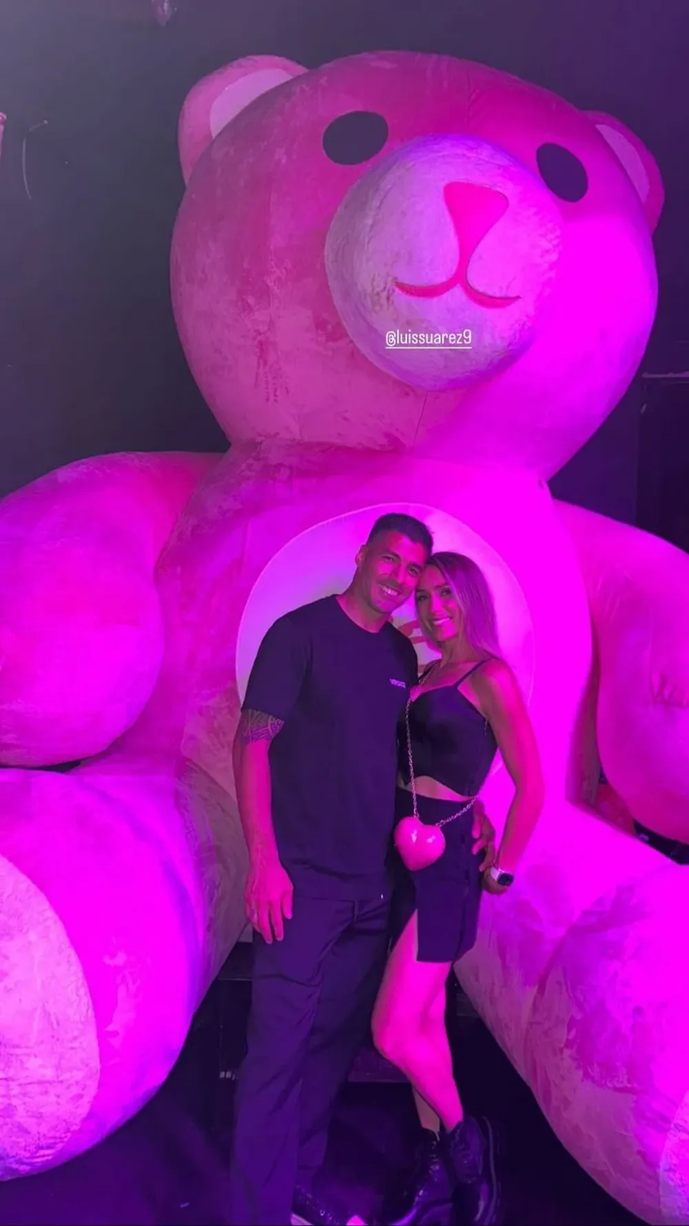 La foto que subió Sofía Balbi junto a Luis Suárez