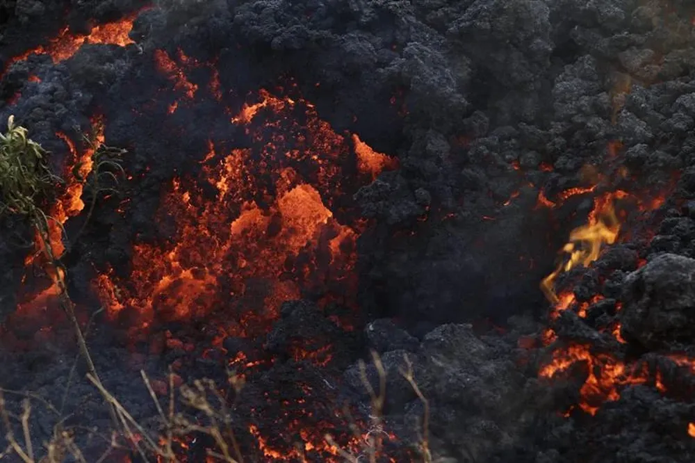 El volcán Pacaya este sábado