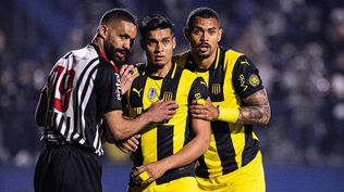 Fabricio Martínez, Matías Arezo y Emanuel Gularte