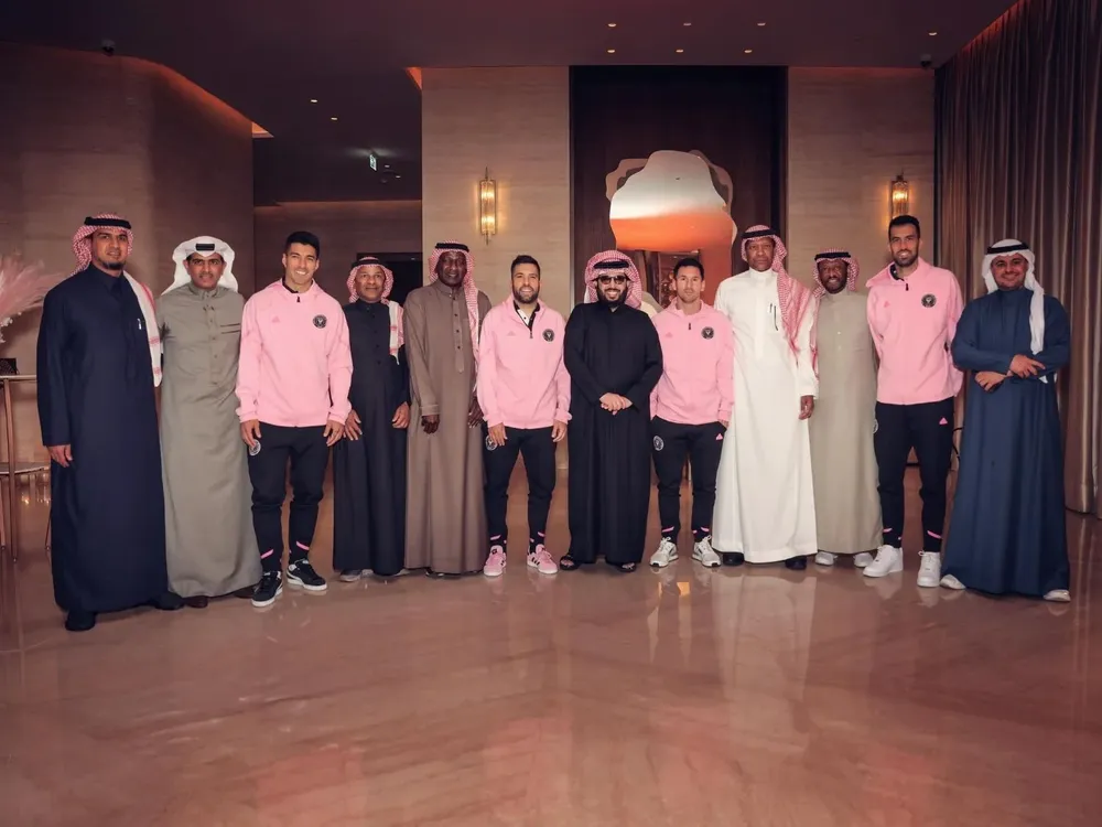 La cena de Luis Suárez, Messi e Inter Miami en su gira por Arabia Saudita