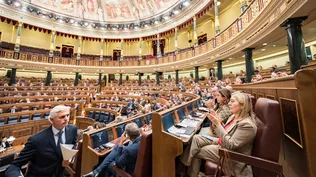 Vista general durante un pleno en el Congreso de los Diputados.