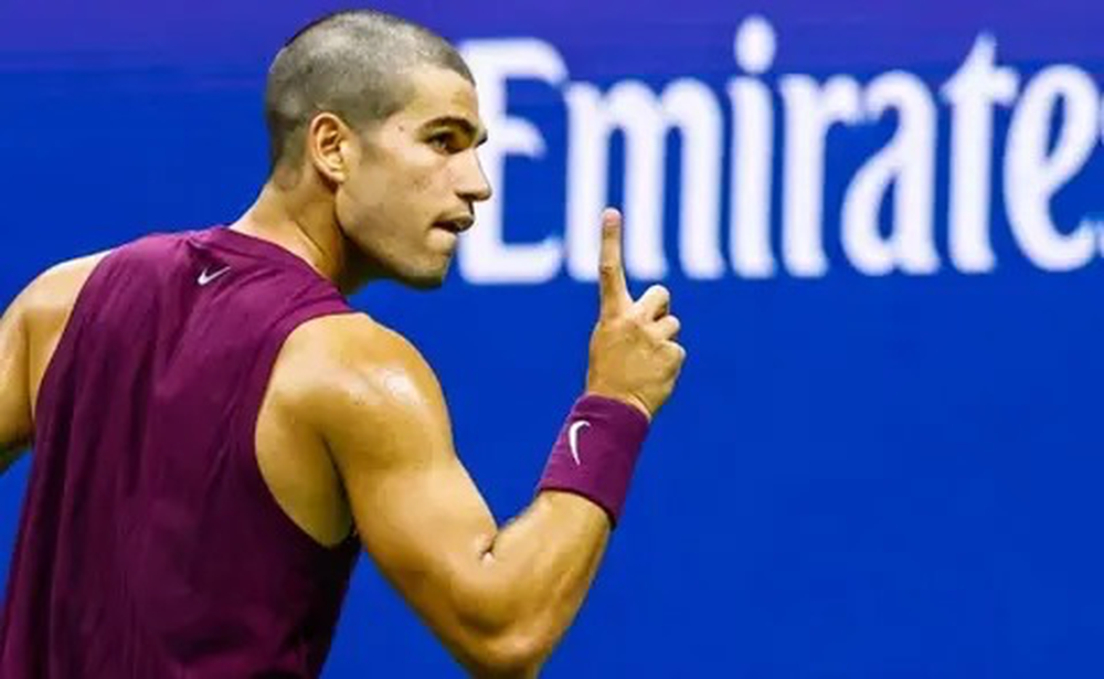 Carlos Alcaraz debutó con victoria en el US Open.