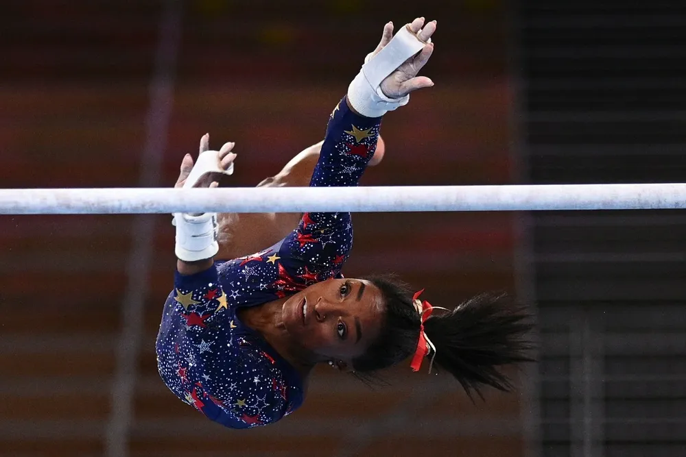 Simone Biles debutó en los Juegos Olímpicos
