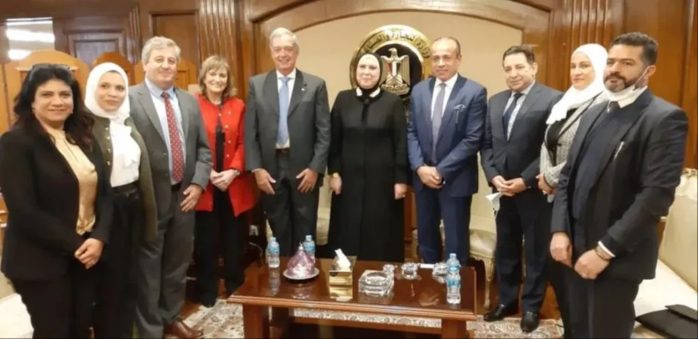 La delegación la encabezó el ministro Mattos.