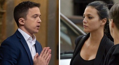 Íñigo Errejón y su denunciante, Elisa Mouliaá.