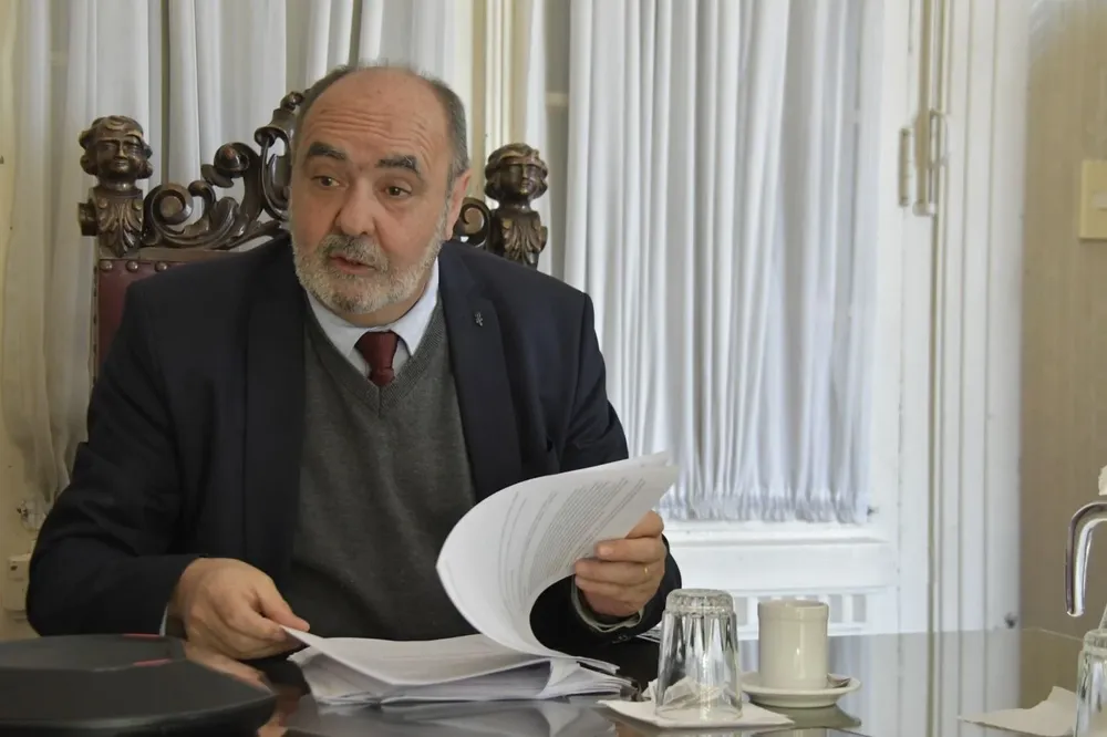 El director de Aduanas, Jaime Borgiani.