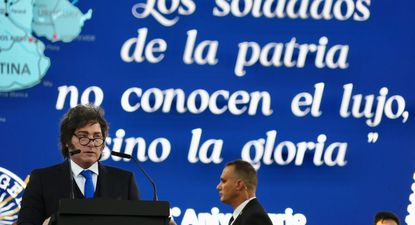 Milei: Durante años la política se dedicó a deslegitimar el rol de la defensa, del mando y de la soberanía