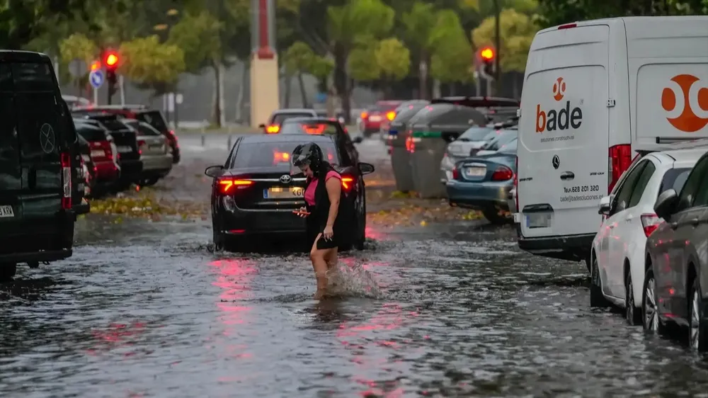 Aline ha causado inundaciones en varias ciudades de España.