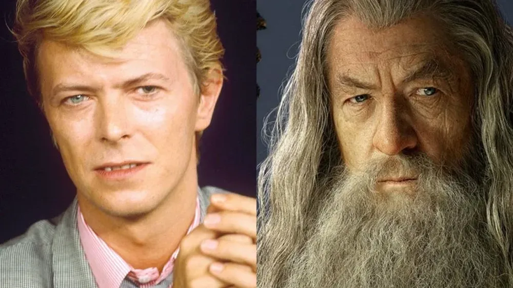 David Bowie e Ian Mckellen