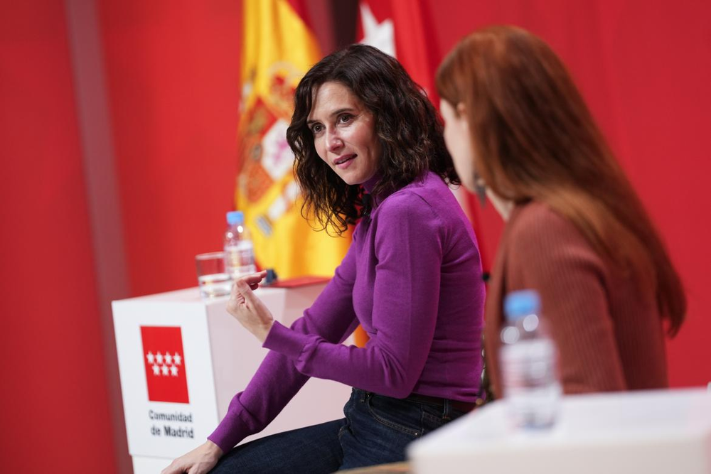 Presidenta de la Comunidad de Madrid, Isabel Díaz Ayuso.