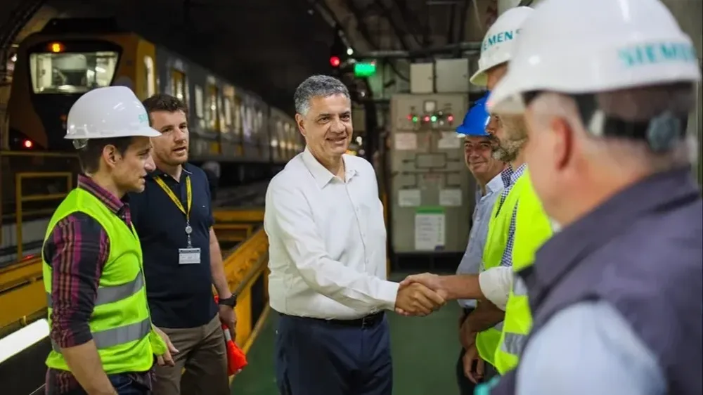 Jorge Macri supervisa los avances en las mejoras de la línea D de subte