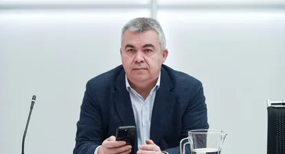 El secretario de Organización del PSOE, Santos Cerdán, durante la reunión de la Comisión Ejecutiva Federal.