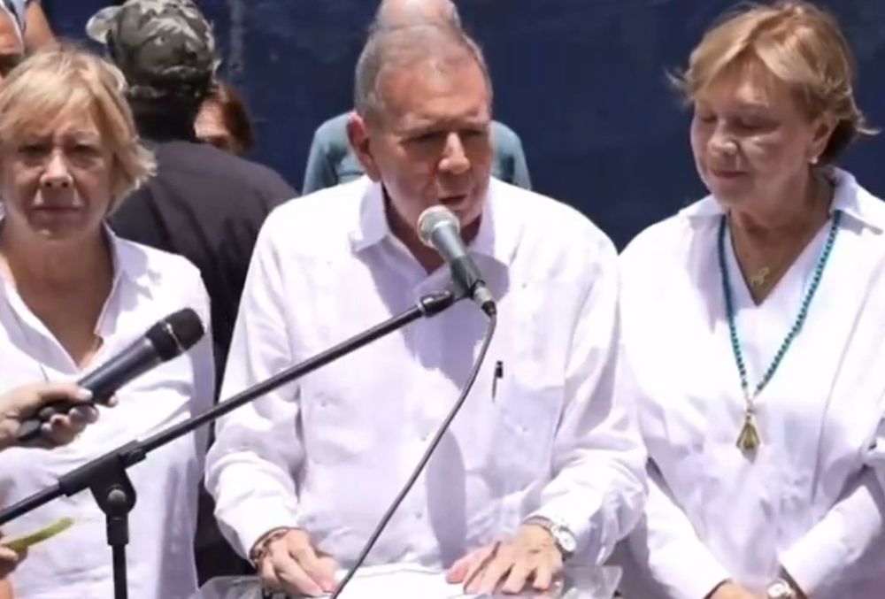 El candidato a presidente de Venezuela, Edmundo González.