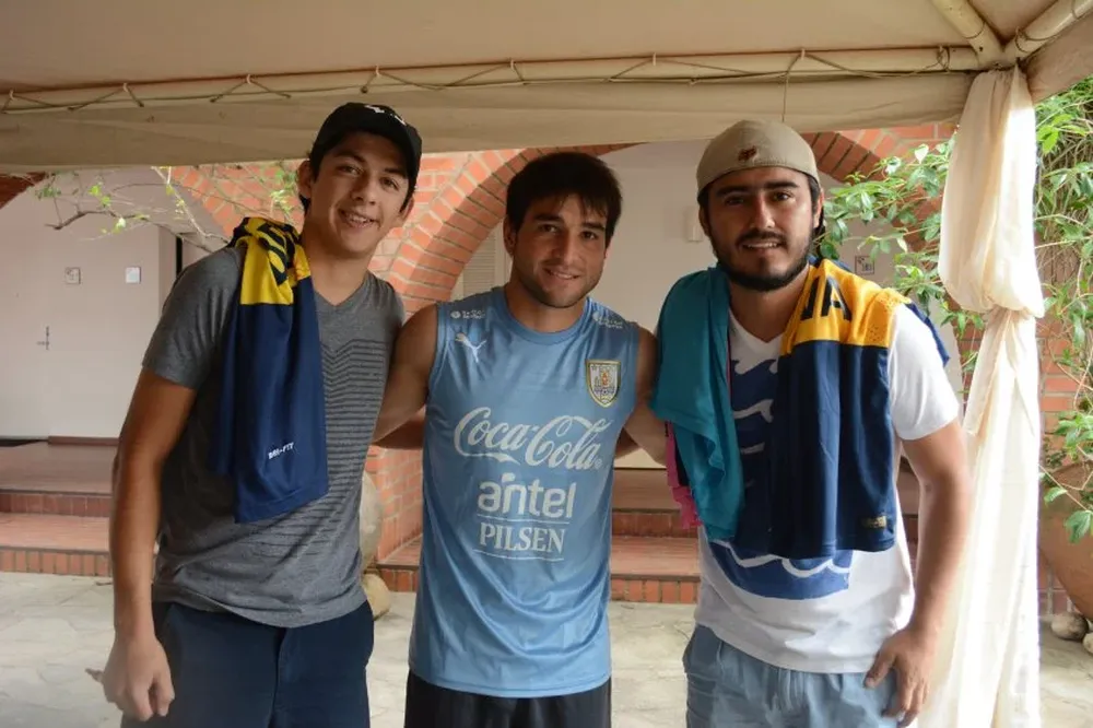 Nicolás Lodeiro se encontró con sus fanáticos de Boca
