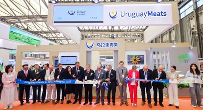 Inauguración del stand de Uruguay en la feria SIAL (Shangai, China)