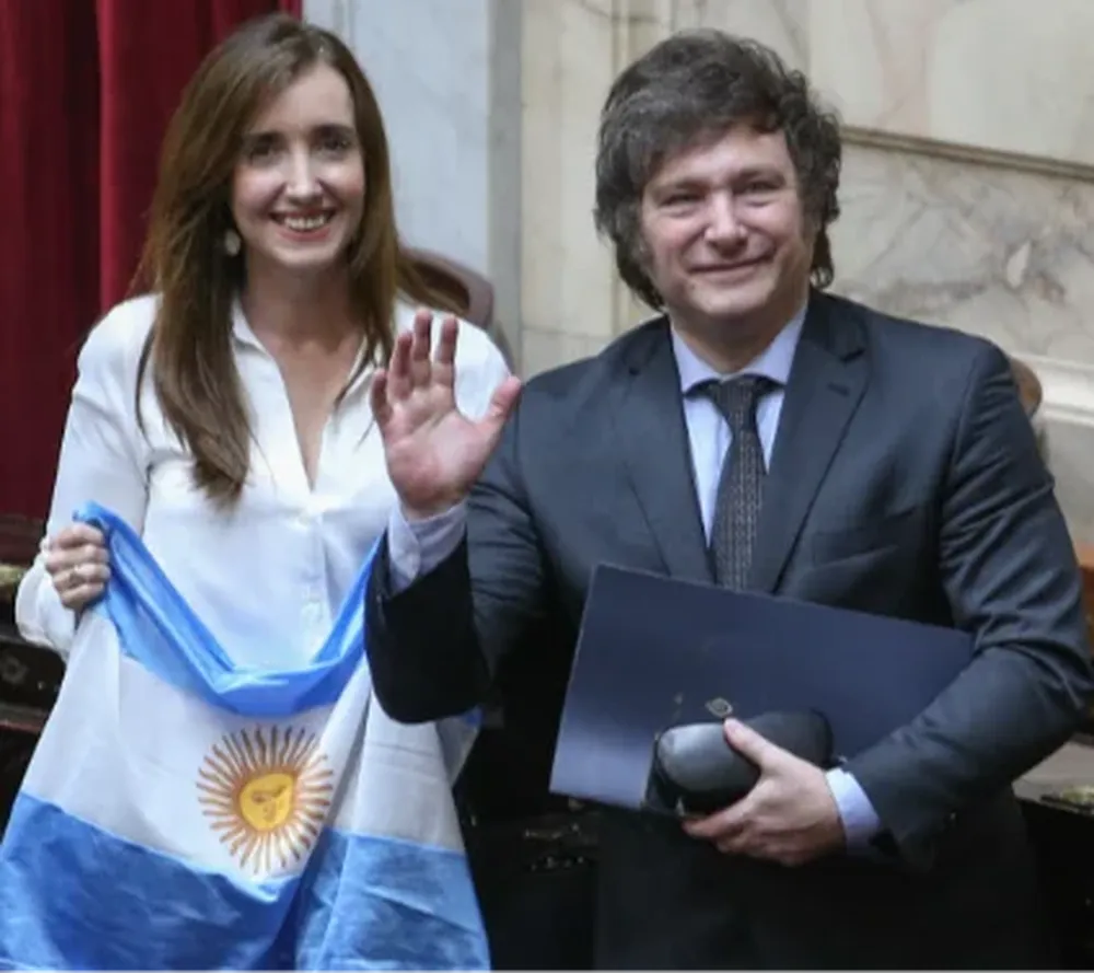 Villarruel debutará como reemplazante de Milei hasta el viernes