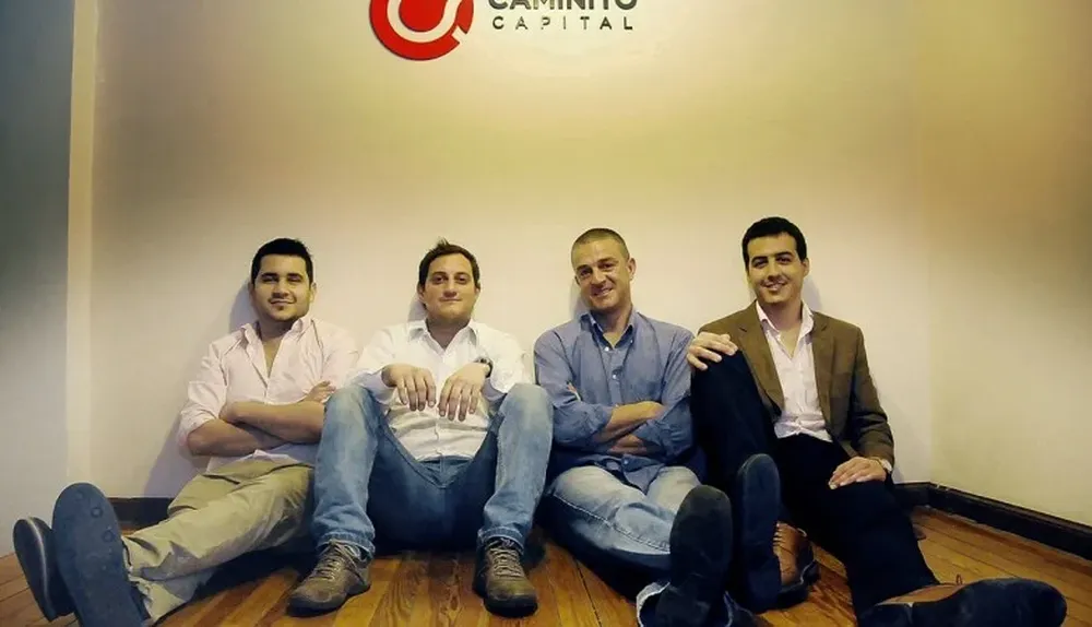 Los socios de Caminito, Camilo Cuba, Matías Marmissolle, Pablo Hernández y Raúl Elizalde.