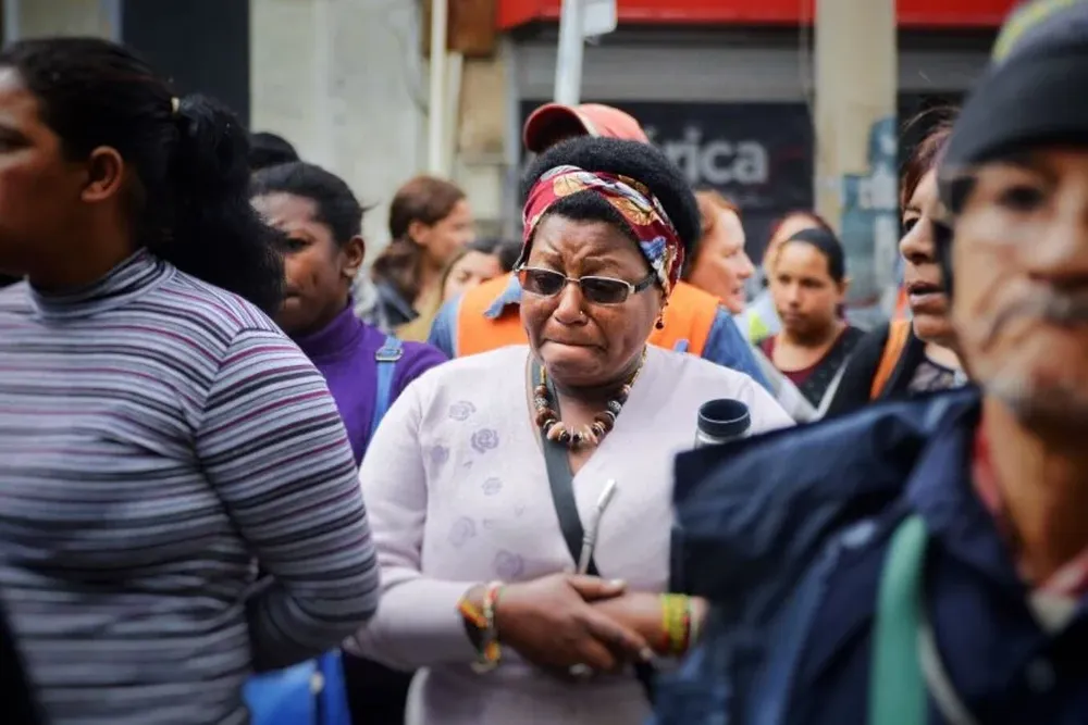 Conmovidas hasta las lágrimas algunas de las más de cien personas que siguieron el caso. D.VILA