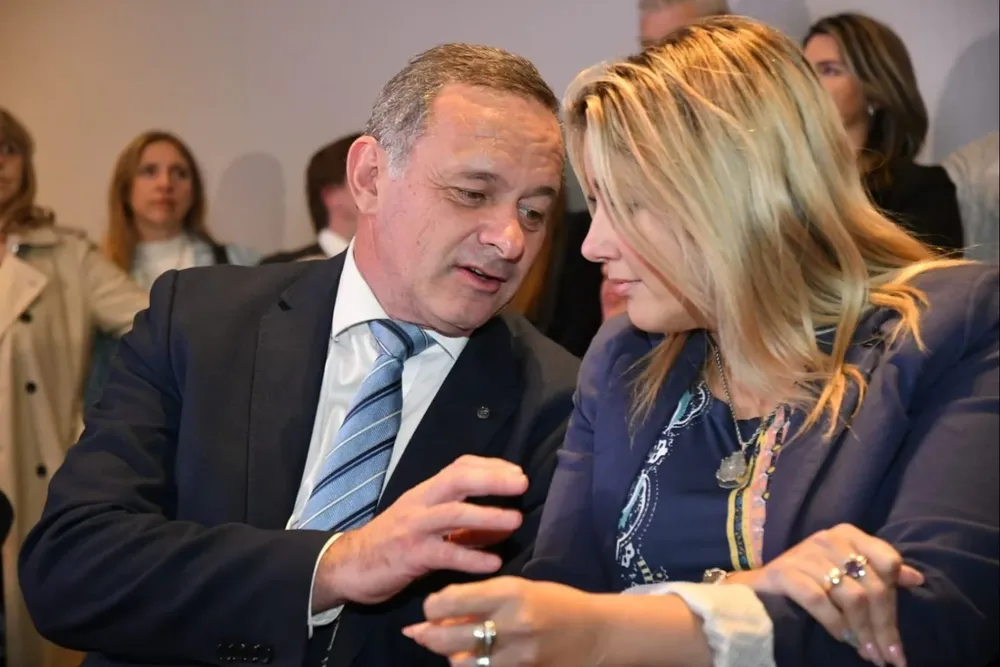 Álvaro Delgado y Valeria Ripoll