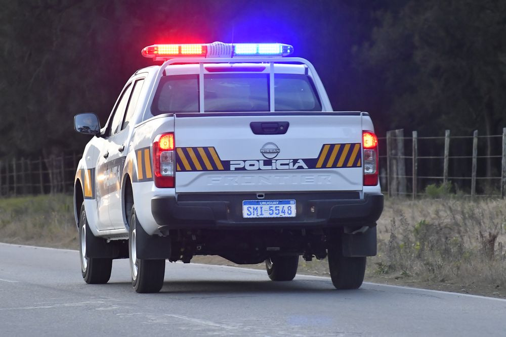 Camioneta de Policía. (Archivo)