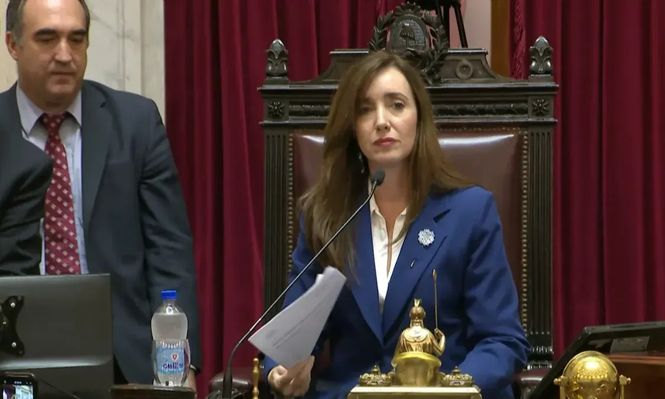 Victoria Villarruel, ante un panorama complejo en el Senado por la situación de Edgardo Kueider
