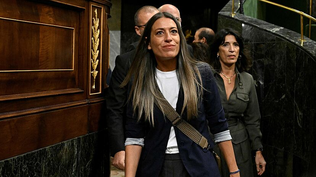 La portavoz de Junts en el Congreso, Miriam Nogueras.