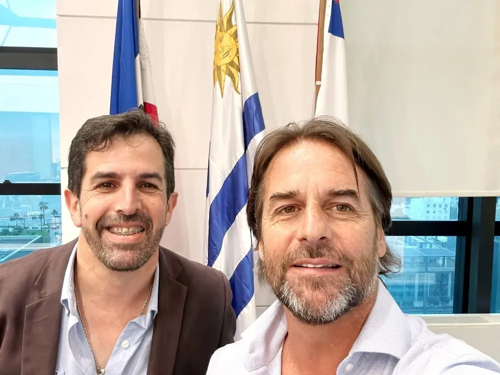 Hernández y el presidente de la República.