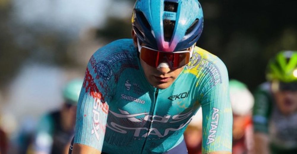 Thomas Silva en XDS Astana en la Volta a Cataluña