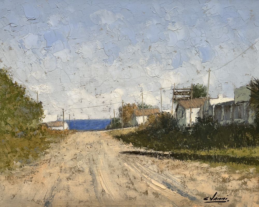 César Vanni. Óleo sobre tela. Barra de Maldonado.