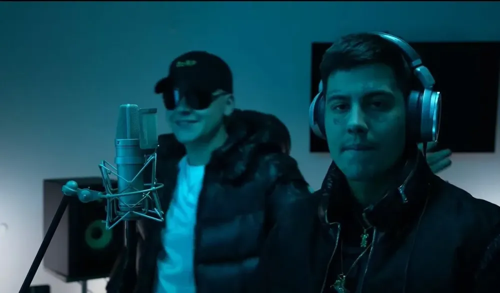 Bizarrap y Duki en la sesión