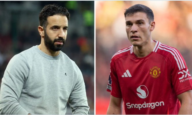 Ruben Amorim y Manuel Ugarte