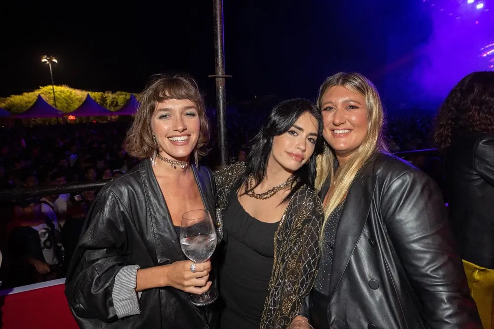 Lali Espósito en el show de Guetta