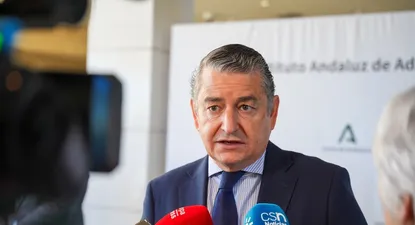 El consejero andaluz de la Presidencia, Interior, Diálogo Social y Simplificación Administrativa, Antonio Sanz.