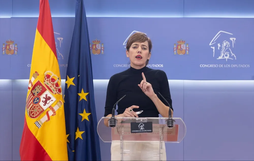 La portavoz de Sumar en el Congreso, Marta Lois,