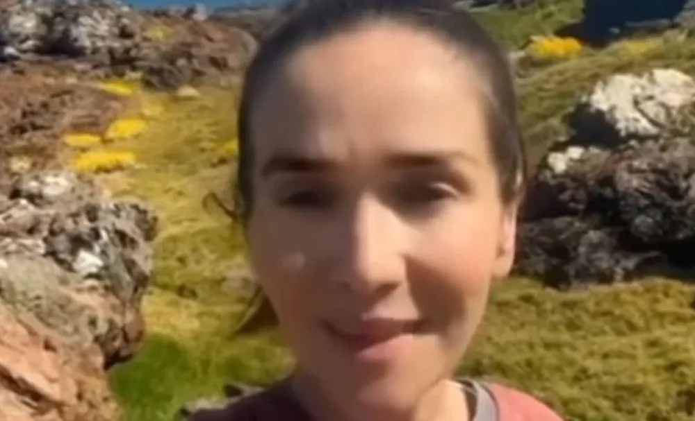 Natalia Oreiro en Punta Ballena