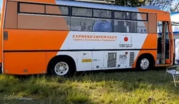 El Expreso Esperanza se utiliza en el marco de la campaña Barrio a Barrio