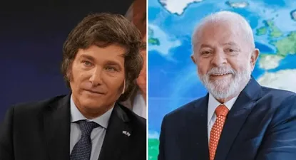 Javier Milei y Lula da Silva