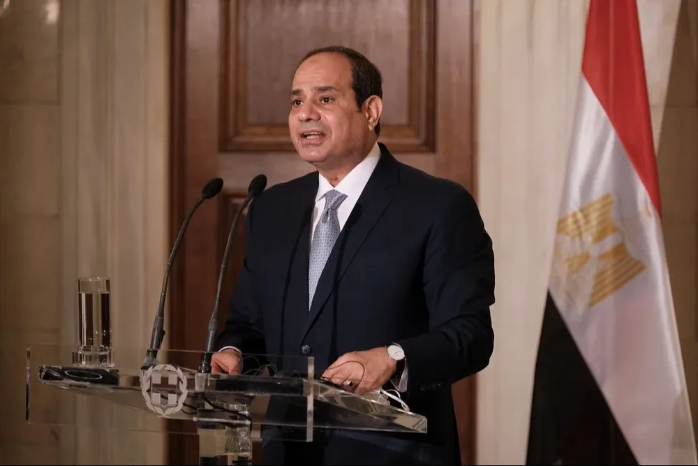 El presidente egipcio, Abdel Fatah al Sisi, se comunicó con el secretario general de la ONU para analizar la evolución del conflicto en Gaza.