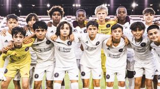 Inter Miami Sub 12, con Benjamín Suárez y Thiago Messi