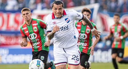 &nbsp;Federico Santander de Nacional ante Rampla Juniors