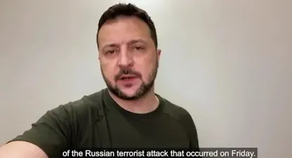 Volodimir Zelenski criticó con dureza a Putin por “querer culpar a otros”.