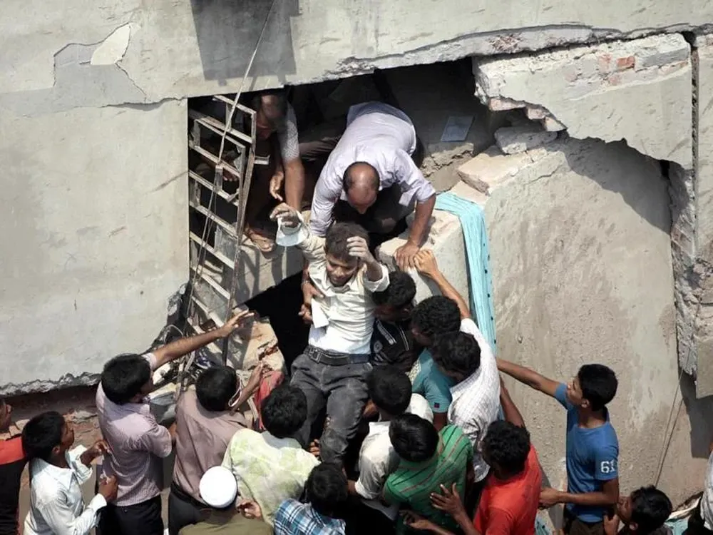 Derrumbe en Bangladesh