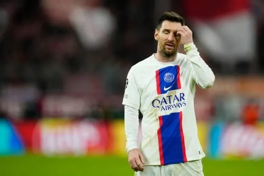 Lionel Messi tras la eliminación con Bayern